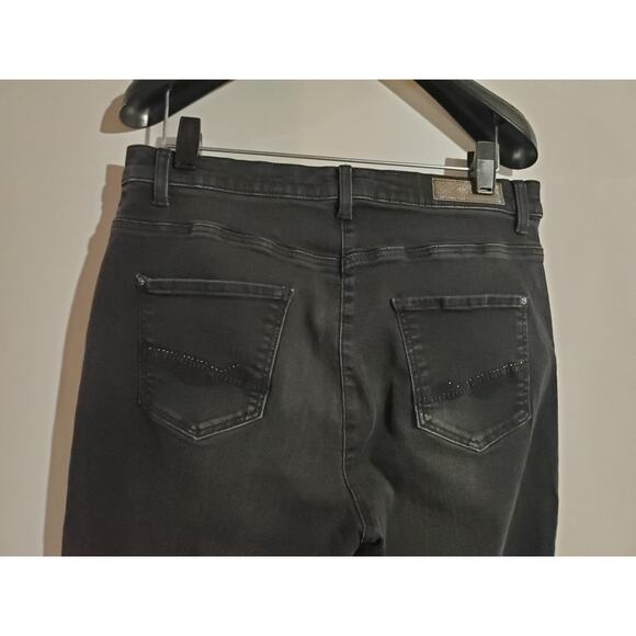 Brax Feel Good Womens Carola Brillian Straight Leg Jeans Size 29 Black Stretch - Picture 4 of 12